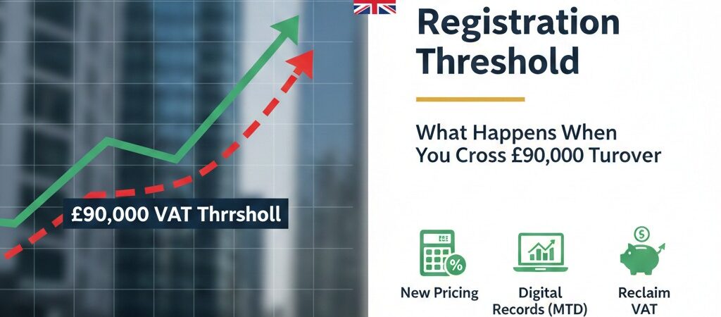 VAT Registration Threshold and What Happens When You Cross £90,000 Turnover
